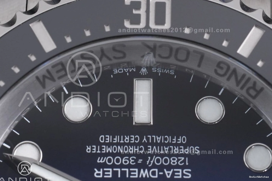 904L Sea-Dweller C+F Sea SS 1056 Blue Deep 1:1 Comfortable Case and Best Edition Bracelet 126660 Cameron VR 0226